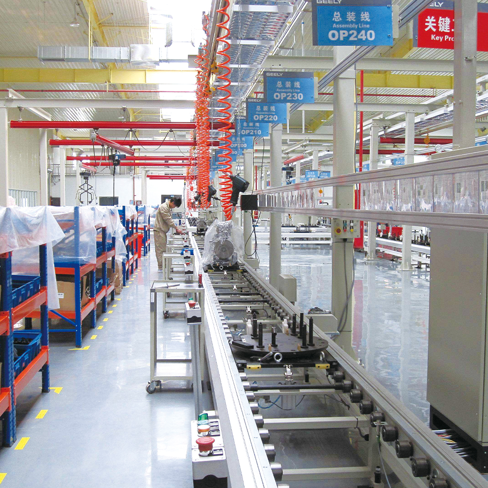 Industriële assemblagelijn aluminium profielen