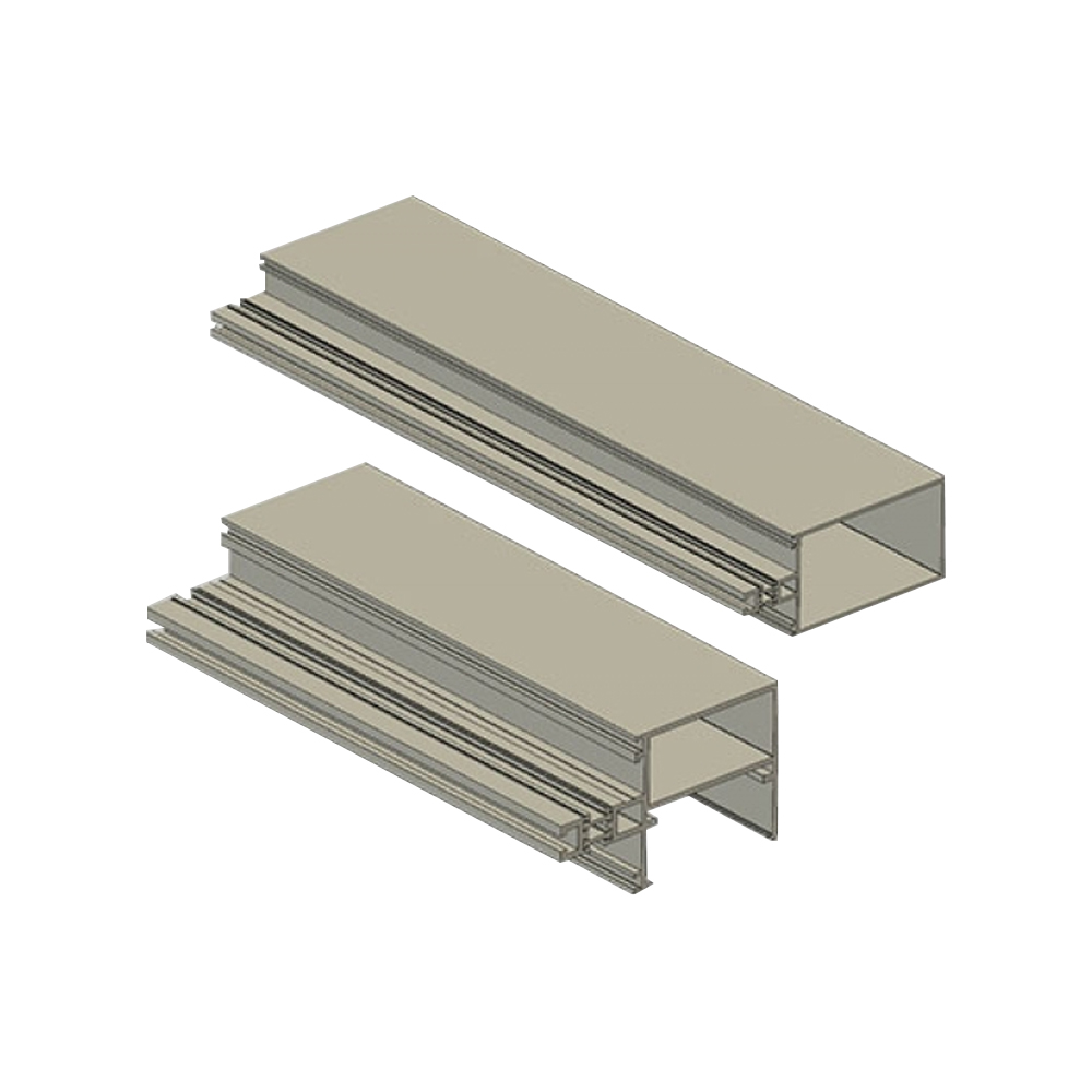 Aluminium vliesgevelprofielen