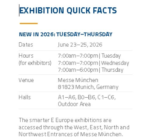Jiangyin Jianbang Aluminium Co., Ltd. zal exposeren op de Smart Energy Exhibition 2026 in München, Duitsland.